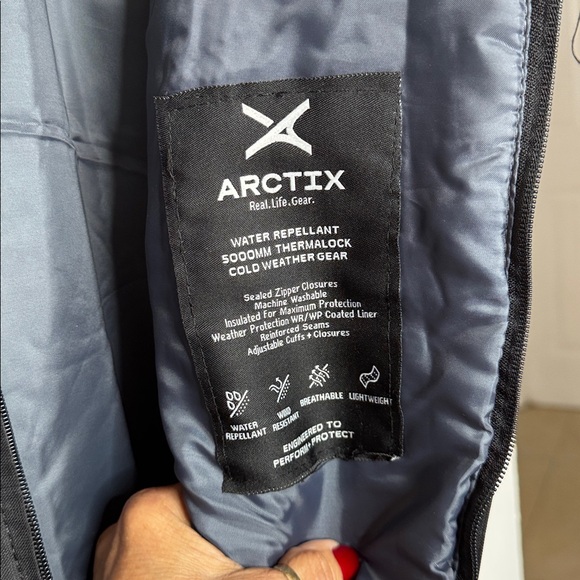 Arctix Black Women’s Insulated Ski Bib Never Worn NWT Sz 1X Water resistant - Picture 5 of 12